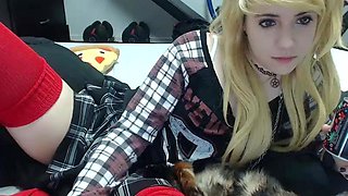 Pretty Blonde Teen Uses Fingers And Toys On Her Juicy Snatch