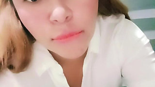 The Sweet Secretary Masturbates for You