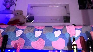 Brunette Stunner Rilynn Rae Jerks off a Hard Cock with a Toy