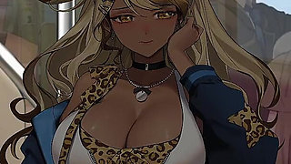 Game with Her Clitoris on the Bus // Vlover Game #17 All Scenes