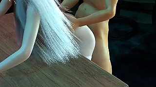 Xiao Yi Xian Get Threesome with 2 Old Man - 3D Animation Hentai