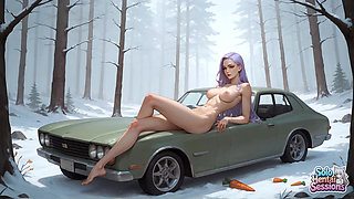 Snowy Forest Nymph's Carrot Seduction