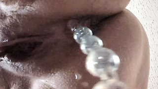 Gilf milf anal beads