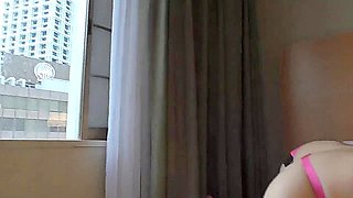 B Reading Leaked 19 Year Old Big Tits Who Are Rolling Every Day With Boyfriend Show Off From The Hotel Window And Masturbate And Cheating