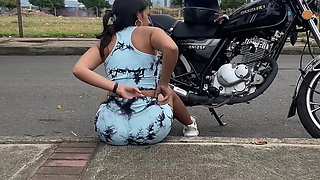 After Riding a Motorcycle I Ride and Get the Milk