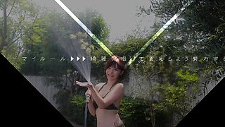 Hairy Asian Japanese Beauty Babe Gang Bang Double Creampie