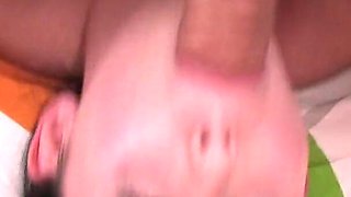 He gave her throat a workout as he rammed his cock inside! Swallow extreme deeptthroat