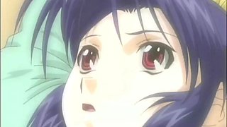 Cum covered japanese anime slut in fuck session gets banged