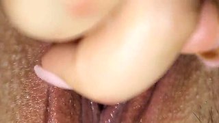 Close-up of Real Indian Teen's Clit Orgasm