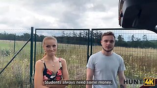 Hunt4k. crimson riding hood has such a dirty mind so she didn’t care about her bf and banged a stranger