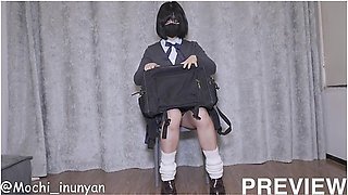 (preview) Japanese Schoolgirls Masturbates To Urinary Incontinence