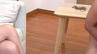 Cuckold Masochist Husband Licking Cleanup Cheating Wife's Creamy Pussy, Then Rubs Dick on Cheating Semen on the Floor and Fap