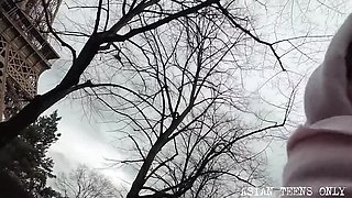 Filipina Teen Quick Shower Fuck in Paris City - Amateur Asian Blowjob Doggy Style