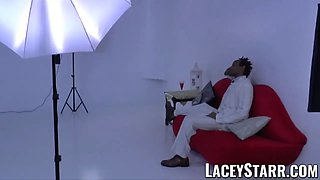 Laceystarr - granny bride fed with sperm after big black cock banging