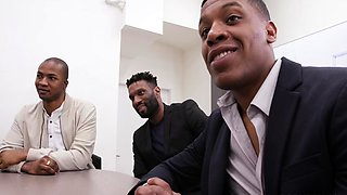 Hawt Cherry Jul and ally hardcore interracial anal threesome