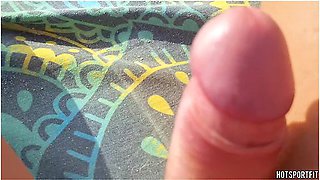 Hotsportfits Couple Public Beach Handjob And Pussy Masturbation