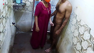 Indian Wife Funking in Bathroom in Hot Recording Video