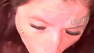 Double Penetration on the Tattooed Girl - Me and My Friend Took Her Hard!