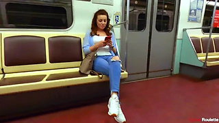 Met in the Subway. She Loves to Suck Cock and Eat Sperm.