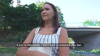 Public agent - the flawless hooters and perfect pinkish pussy and asshole