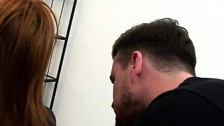 Desperate housewife fucked rough by dominant hairdresser