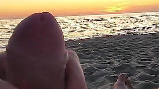 350 Flashing My Cock in Front of My Stepdaughter at Sunset in...elps Me Cumshot in Front of Everyone - Real Sex Risky