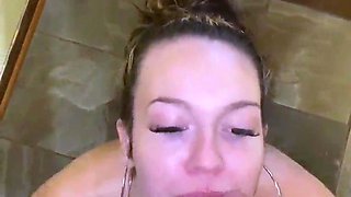 Amateur girlfriend homemade pov blowjob
