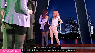 Jeny Smith and Astra decided to make a new SFW video for YouTube, but Astra had her own plans 😏