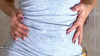 he is fucking my ass on the rooftop real amateur MILF