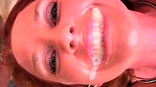 Slutty amateurs sucking cocks in group sex party