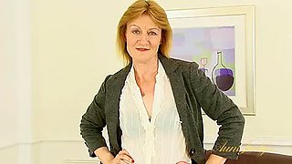 Masturbates Her Pussy With Clare Cream