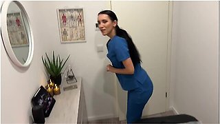 Massage With A Happy Ending. Sexual Masseuse Is Having Sex With A Stranger With Eva Keks