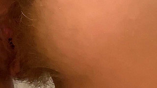 Pregnant Woman Masturbating Hairy Pussy, Farting and Gaping Holes
