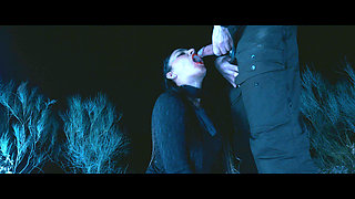 Night of the Fallen Stars -- rough anal domination and piss swallowing with poetry under the stars