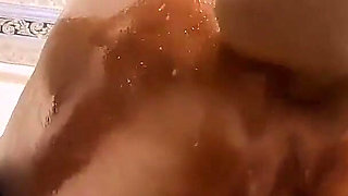 Submissive Anal Slut in Red Fishnet Chained Down and Punished with Anal Fingering