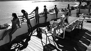 Cute blonde teen outdoor gleecute