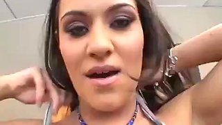Huge breasted charlie chase fucked hard in threesome