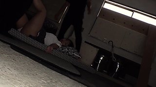 Amateur Asian College Teen Gives Blowjob