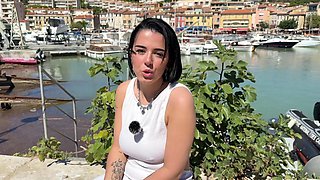 Brunette Rose, 20-Year-Old Lille Vet Student in Outdoor Casting