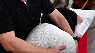 Amateur blonde ass fucked and facialized