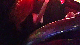 Italian Big Tits MILF Artemisia Love Sexy Car Ride Driving Around Smoking a Cigarette and Flashing Her Big Juicy Boobs