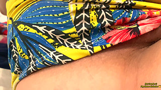 Redhead Wife Laura Touching Her Pink Pussy Until She Cums Hard Releasing a Delicious Cream, Please Eat My Pussy