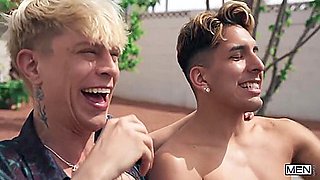 Des Irez, Harley Xavier And Drake Von - Men: Drakes House Of Twink Surprises