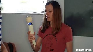 Alex Blake Deepthroats Big Cock