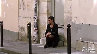 Marie First Time Double Penetration DP Threesome with Big Tits & Blowjob