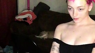 Amateur euro teen enjoys anal play with her toy