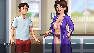 Summertime Saga Special Scenes Compilation - Hot MILF Mom Fucks Boy