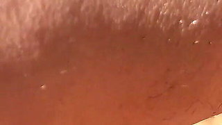 Trimming My Bush and Leg Hair Closeup