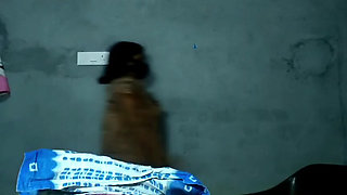 Early morning my wife put cucumber in her pussy and ass