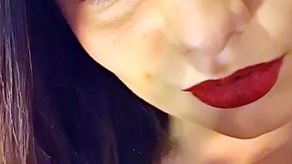 Amateur striptease and Solo masturbation